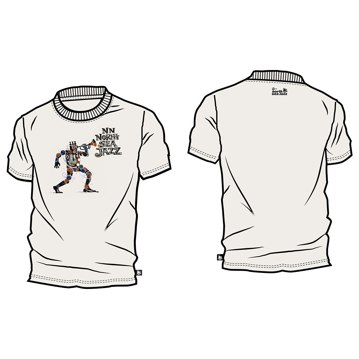 NSJ Trumpet Off White T-shirt